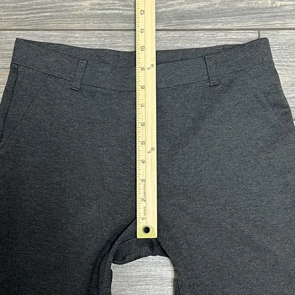 Quince Career Pant Charcoal Grey Women Small Stretch Pull On 28 Waist Wide Leg - Picture 9 of 11